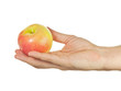 Apple in hand Apple in hand