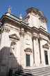 Cathedral in Walled city of Dubrovnic in Croatia