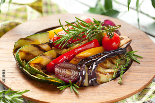 Photo: Grilled vegetables Grilled vegetables