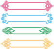 Header ornaments in color