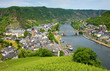 The city of Cochem on the banks of the river mosel