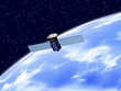 satélite orbitando la tierra