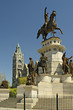 Washington Monument and Old City Hall Richmond Virginia