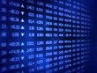 Blue Stock Market Ticker Board Blue Stock Market Ticker Board