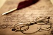 Vintage letter concept