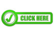 Checkbox Schild grün glas CLICK HERE