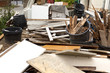 Bauschutt auf Baustelle