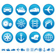 Vektor: Transportation icons Transportation icons