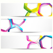 Abstract banner with forms of empty frames for your web design. Abstract banner with forms of empty frames for your web design.