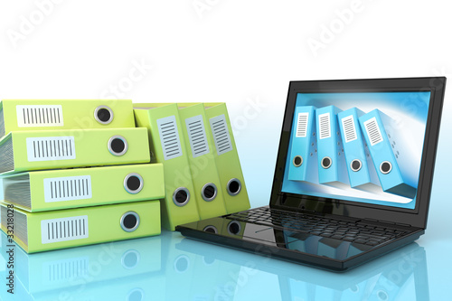 Illustration: Automated data processing Automated data processing