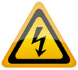 Vector high voltage sign