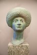 green head sculpture