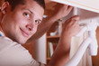 Plumber repairing water leak