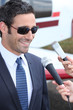 man interviewed