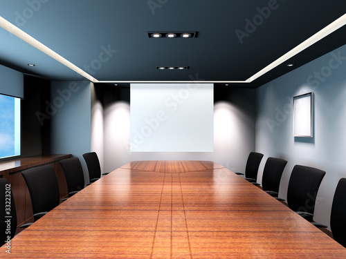Illustration: Office meeting room Office meeting room