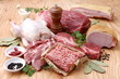 Various meats