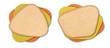 Retro Speech Bubles on white background