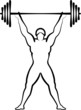 Vector: weightlifting weightlifting
