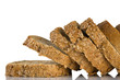 Photo: Sliced brown bread Isolated on a white background Sliced brown bread Isolated on a white background