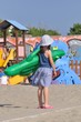 Bambina sulla spiaggia