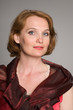 Portrait woman in red