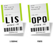 Airport tag bags - Portugal