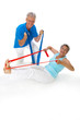 Personen mit Strechband