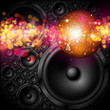 speaker wall disco ball speaker wall disco ball