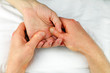 Photo: Massaging a Palm Massaging a Palm