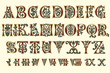 Alphabet Medieval and Roman numerals of the eleventh century Alphabet Medieval and Roman numerals of the eleventh century