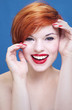 Cheerful beauty