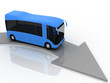 pointer of direction of motion of bus pointer of direction of motion of bus