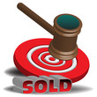 Vector: Auction hammer Auction hammer