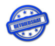 Sternen Stempel blau glas BETRIEBSRAT