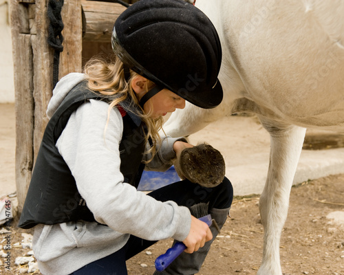 Foto: Girl and her pony Girl and her pony