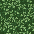 Vector abstract ivy seamless repeat pattern background Vector abstract ivy seamless repeat pattern background