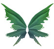 Green Leaf Summer Fae Wings