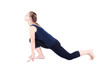 Photo en ligne au meilleur prix Third step of Yoga surya namaskar Ardha bhujangasana