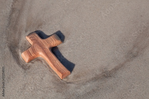 Photo: Holzkreuz am Meer Holzkreuz am Meer