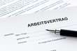 Arbeitsvertrag in deutscher Sprache