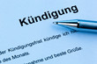 Kündigung