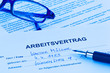 Arbeitsvertrag in deutscher Sprache