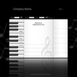 Musical website template