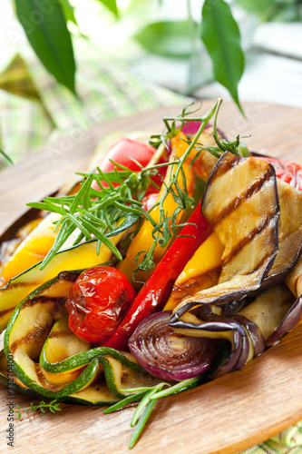 Photo: Grilled vegetables Grilled vegetables