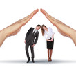 Collage symbolizing the real estate business