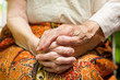 Affectionate touch of a caring husband