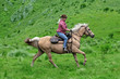 Foto: female horse rider female horse rider
