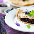 pfannkuchen mit heidelbeerfüllung