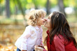 Woman and child having fun Woman and child having fun