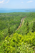 Train going through northern Ontario Canada Train going through northern Ontario Canada